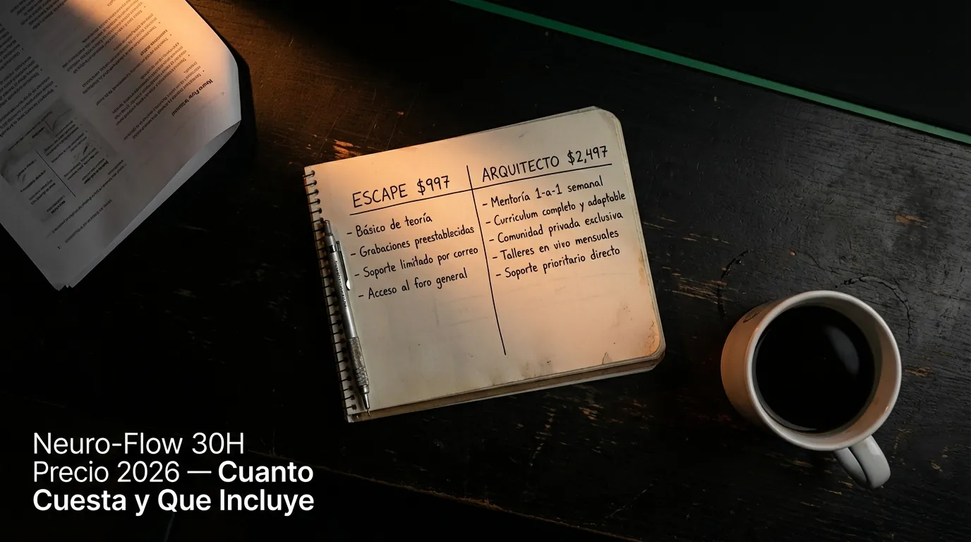 Neuro-Flow 30H Precio 2026 — Cuanto Cuesta y Que Incluye