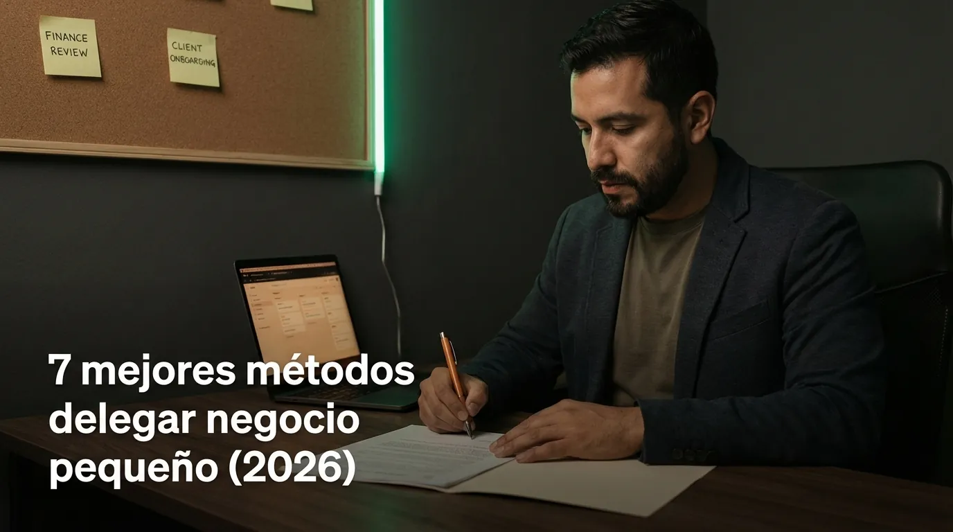 7 mejores métodos delegar negocio pequeño (2026)