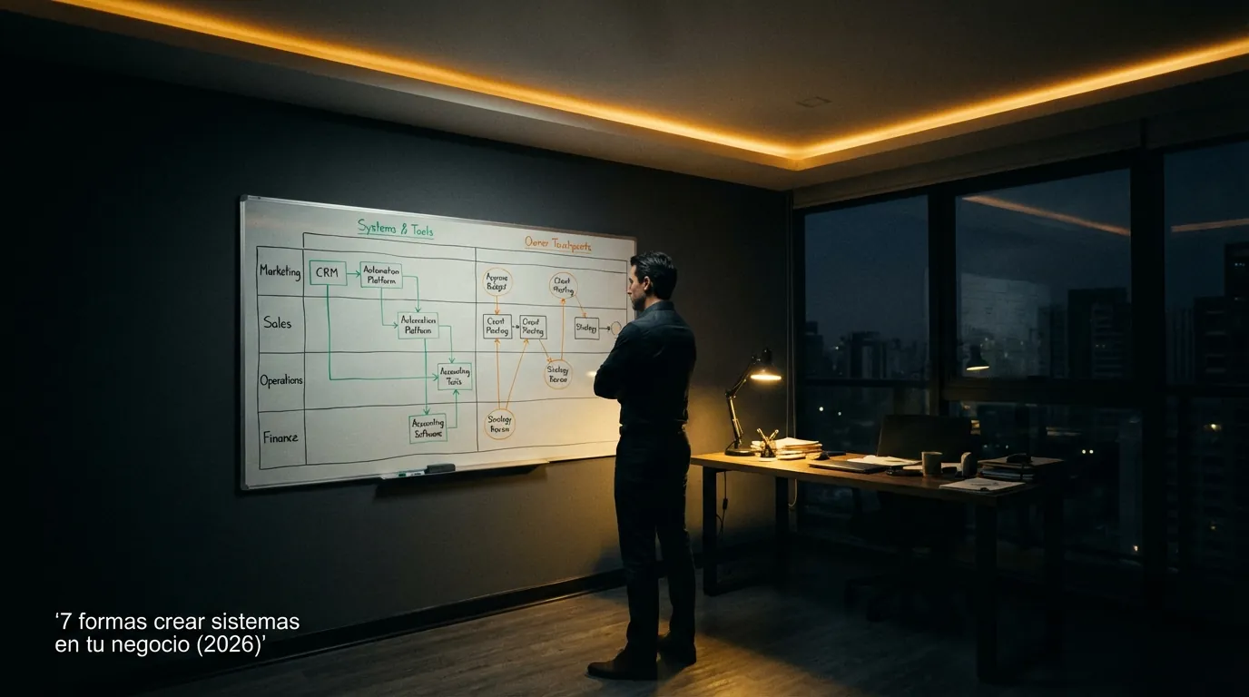 7 formas crear sistemas en tu negocio (2026)