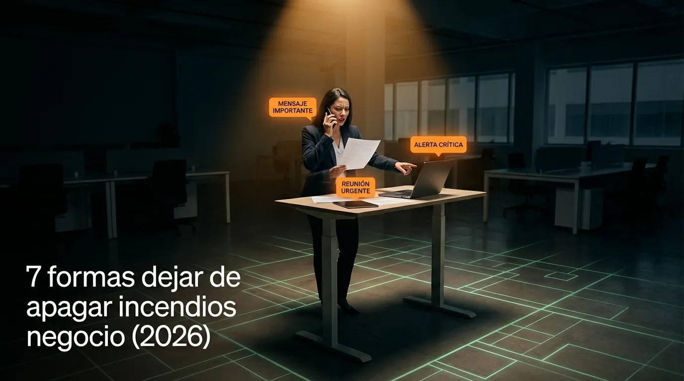 7 formas dejar de apagar incendios negocio (2026)