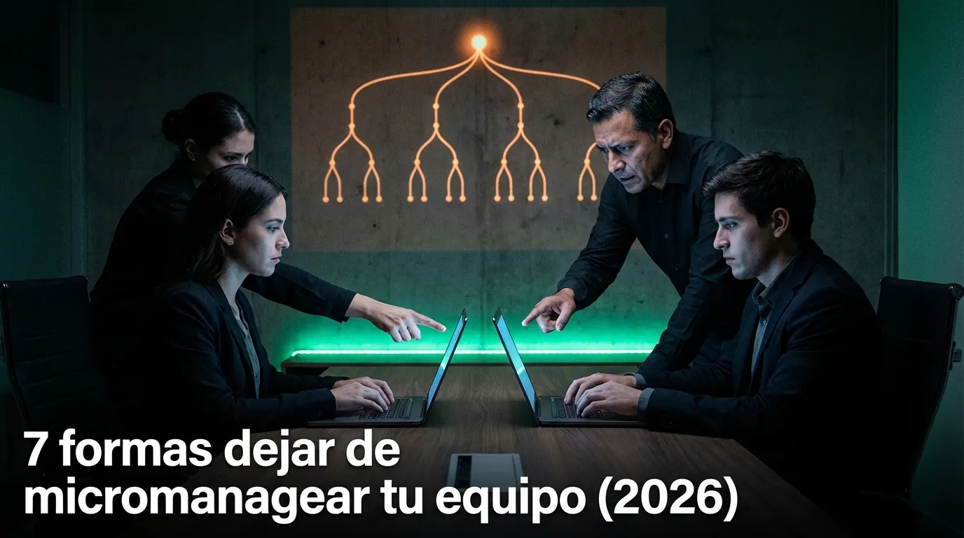 7 formas dejar de micromanagear tu equipo (2026)