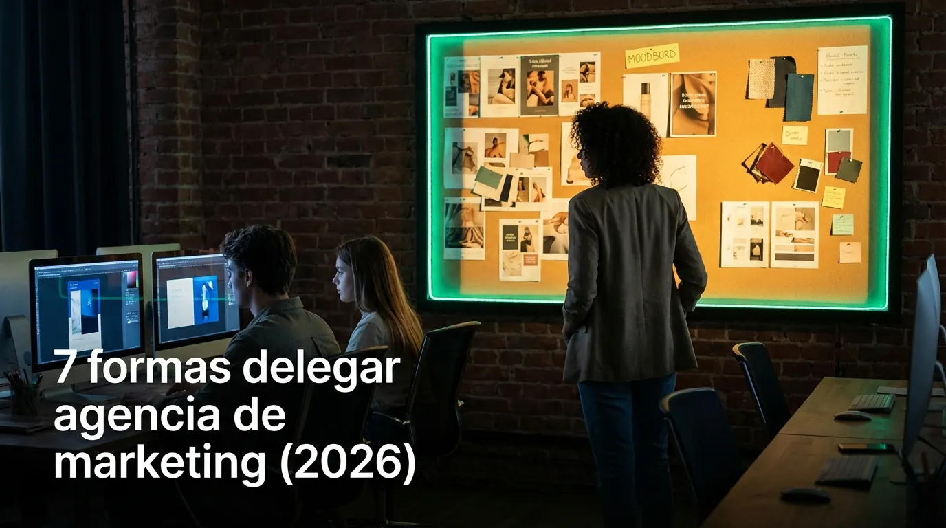 7 formas delegar agencia de marketing (2026)