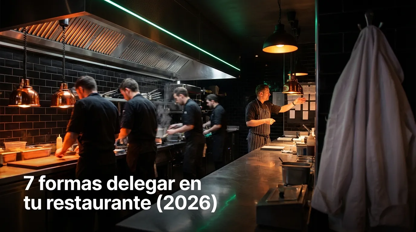 7 formas delegar en tu restaurante (2026)