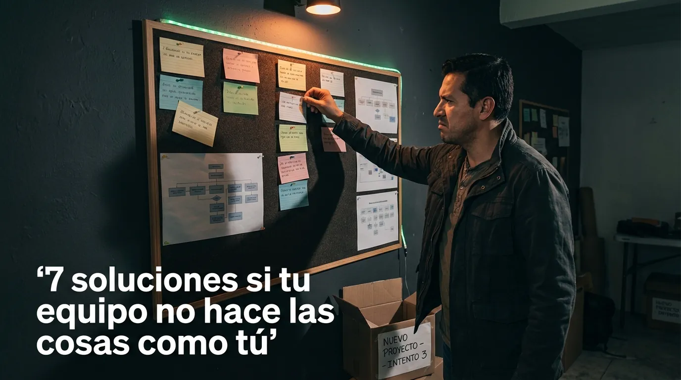 7 soluciones si tu equipo no hace las cosas como tú