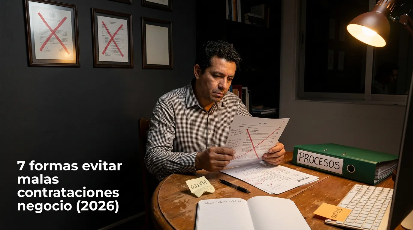 7 formas evitar malas contrataciones negocio (2026)