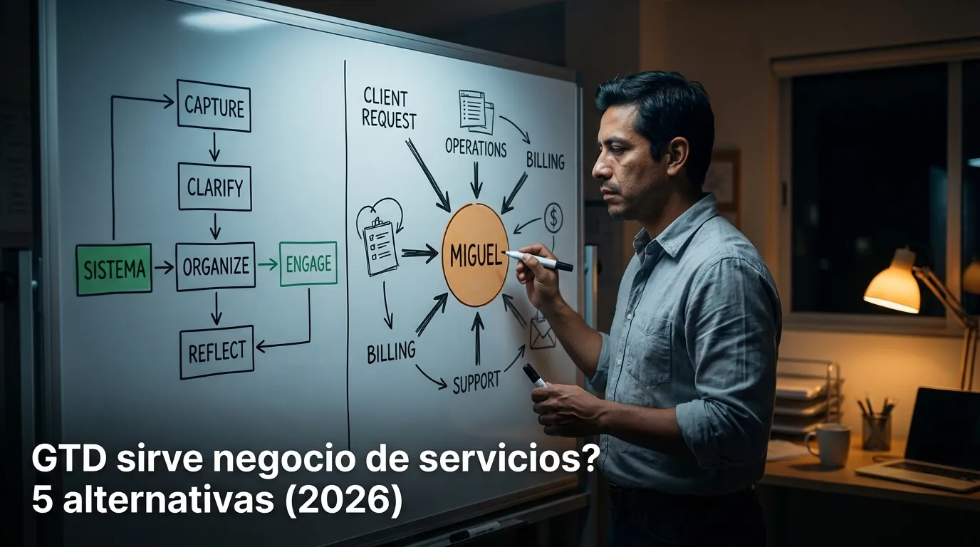GTD sirve negocio de servicios? 5 alternativas (2026)