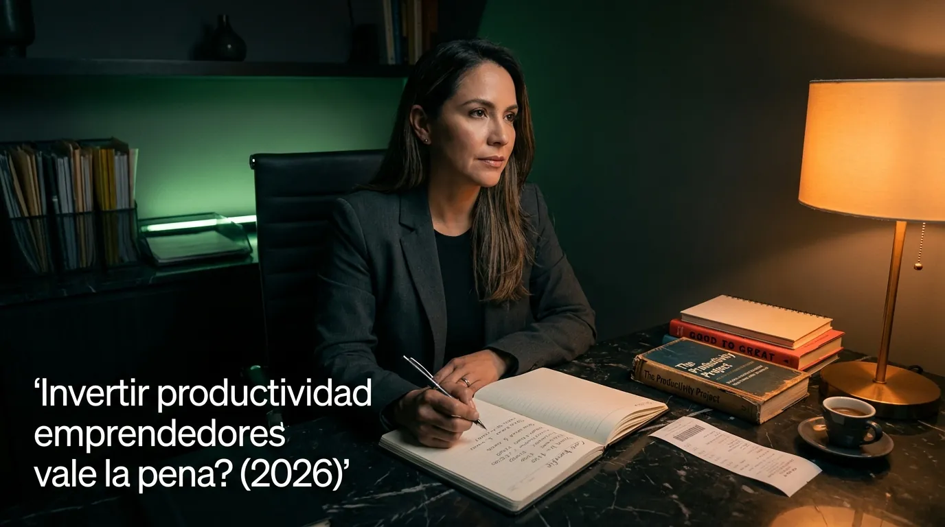 Invertir productividad emprendedores vale la pena? (2026)