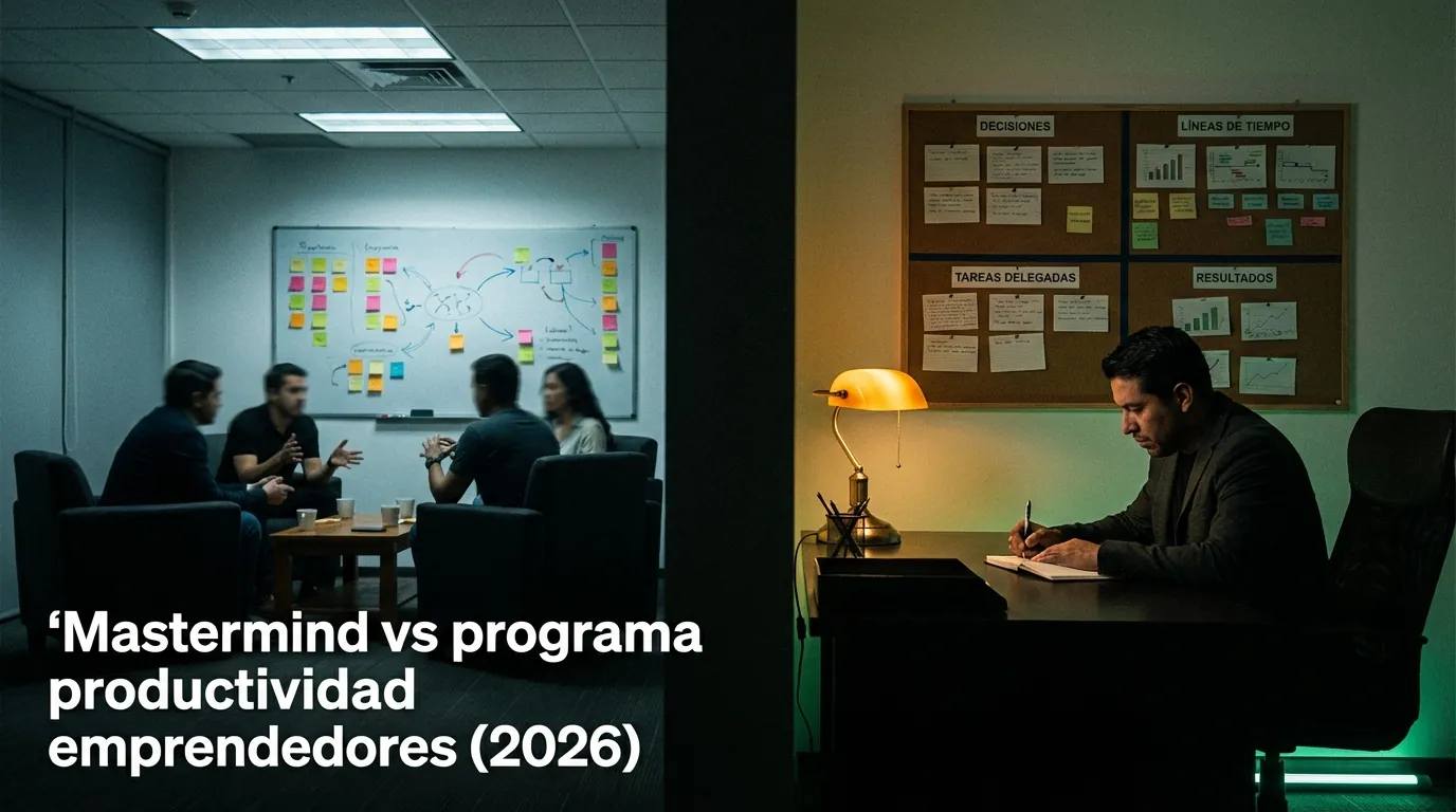 Mastermind vs programa productividad emprendedores (2026)