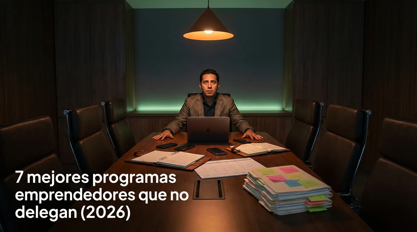 7 mejores programas emprendedores que no delegan (2026)
