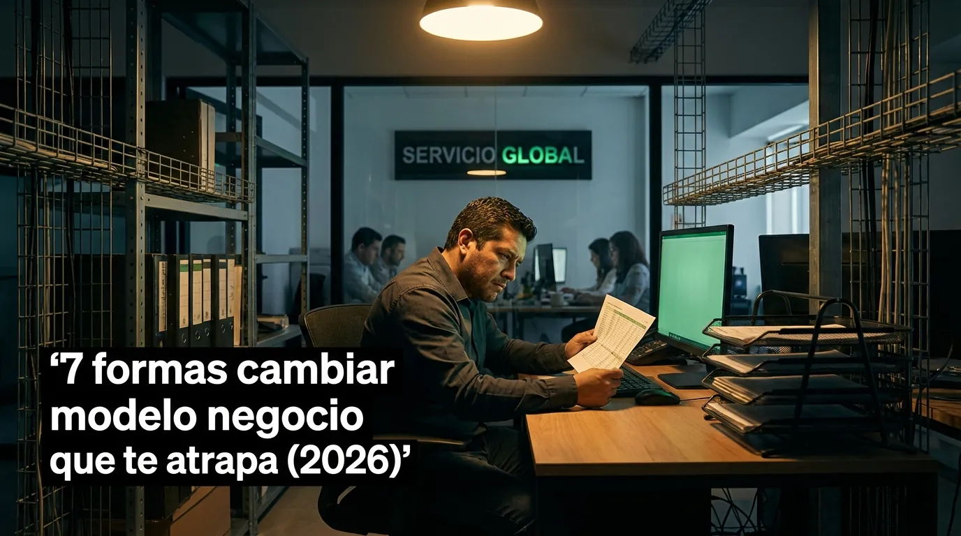7 formas cambiar modelo negocio que te atrapa (2026)