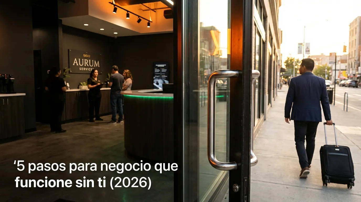 5 pasos para negocio que funcione sin ti (2026)