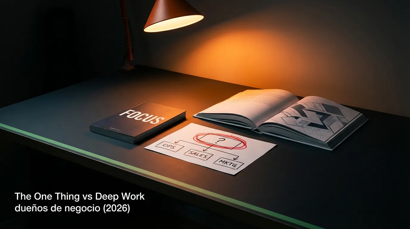 The One Thing vs Deep Work dueños de negocio (2026)