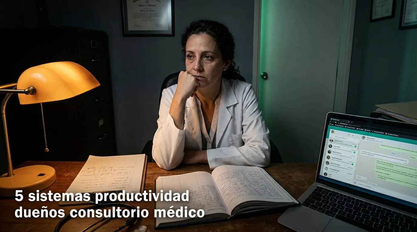 5 sistemas productividad dueños consultorio médico