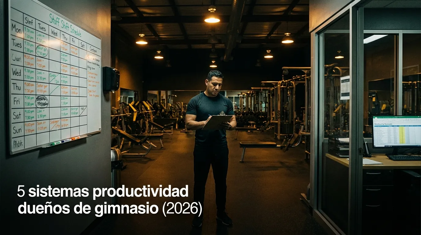 5 sistemas productividad dueños de gimnasio (2026)