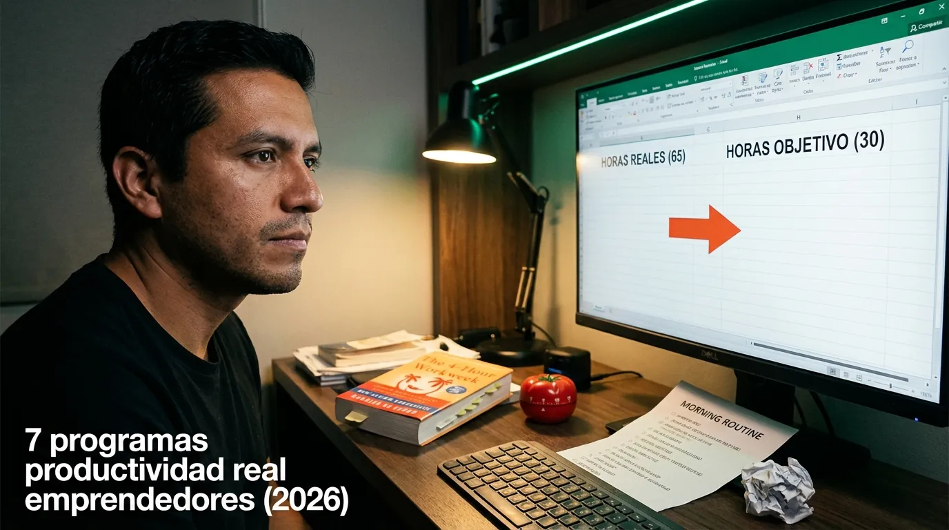 7 programas productividad real emprendedores (2026)
