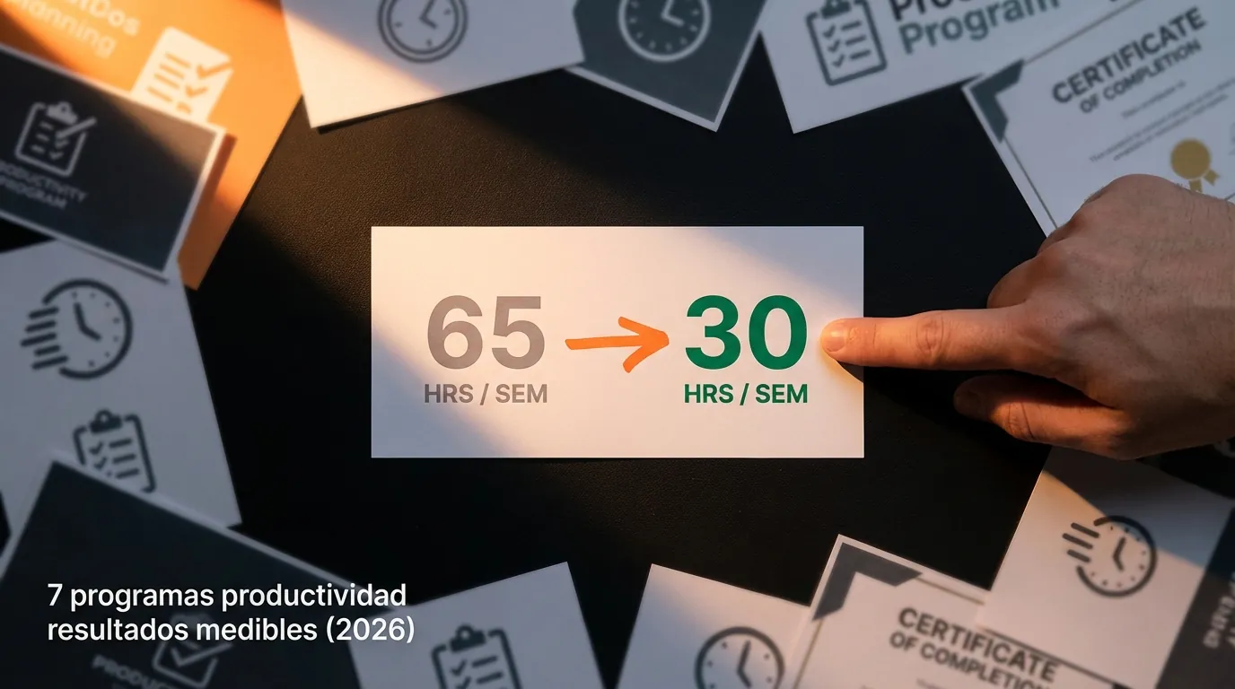 7 programas productividad resultados medibles (2026)