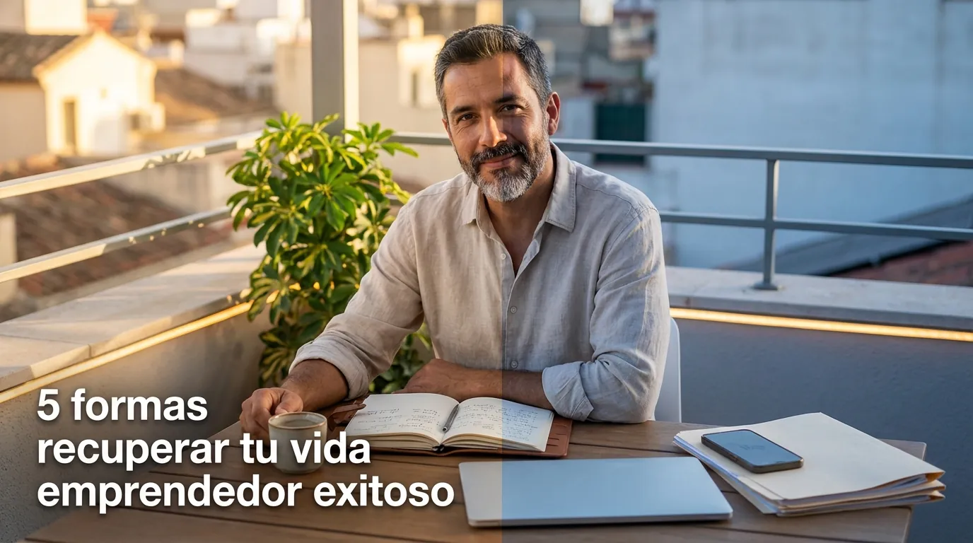 5 formas recuperar tu vida emprendedor exitoso