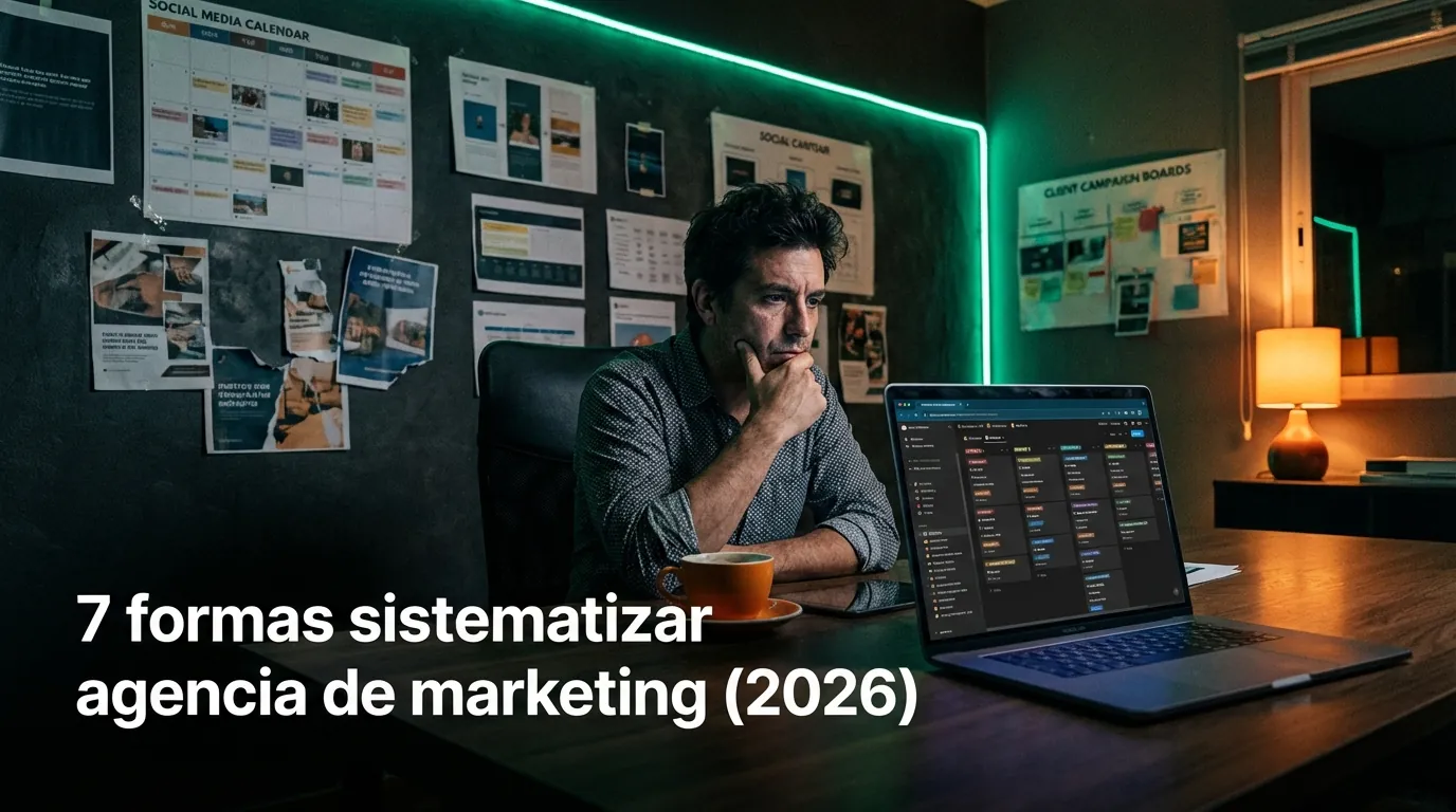 7 formas sistematizar agencia de marketing (2026)