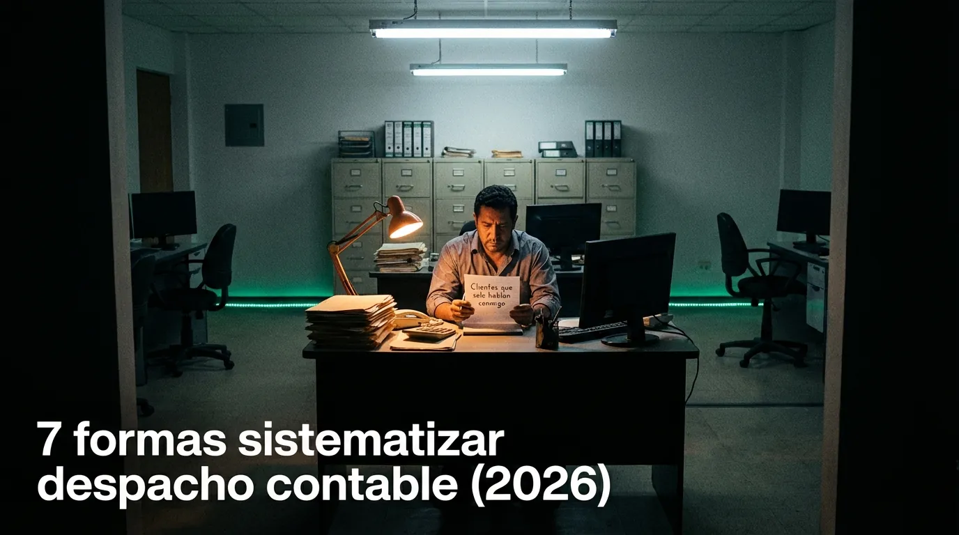 7 formas sistematizar despacho contable (2026)