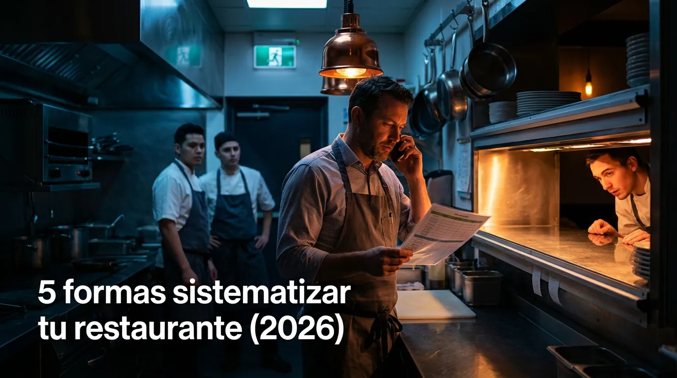 5 formas sistematizar tu restaurante (2026)