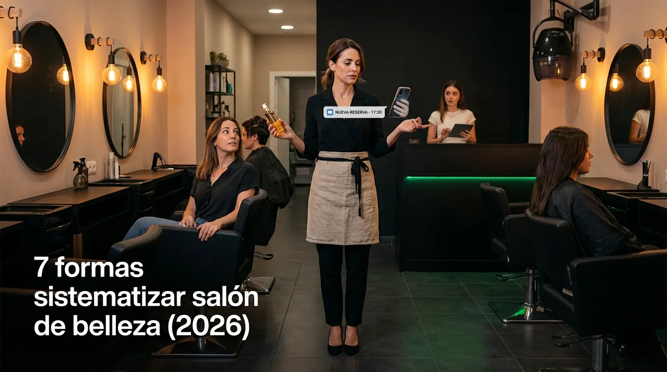 7 formas sistematizar salón de belleza (2026)