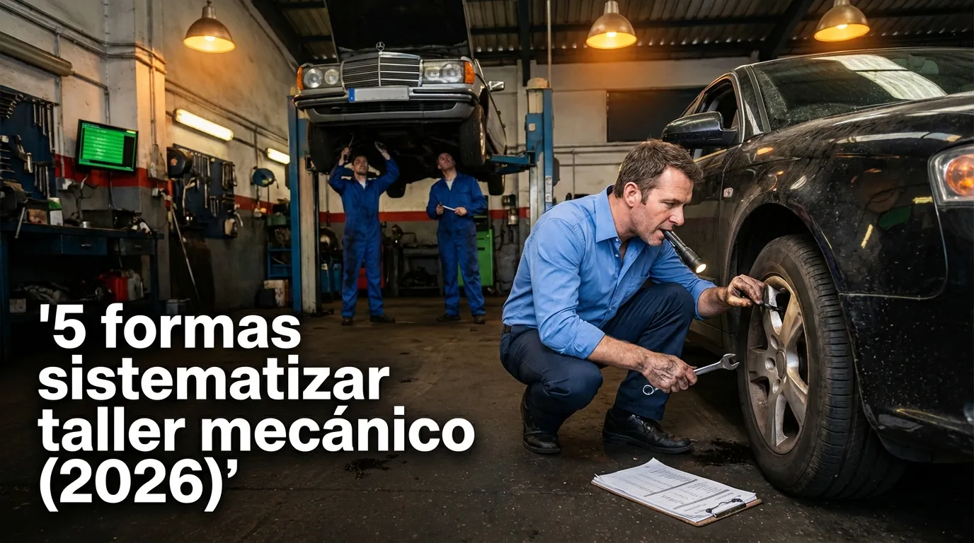 5 formas sistematizar taller mecánico (2026)