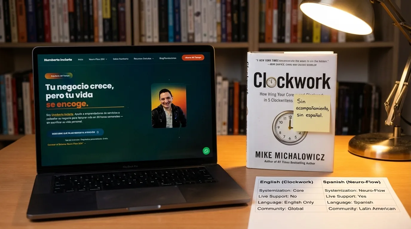 Clockwork review para emprendedores latinos - Vista previa del programa