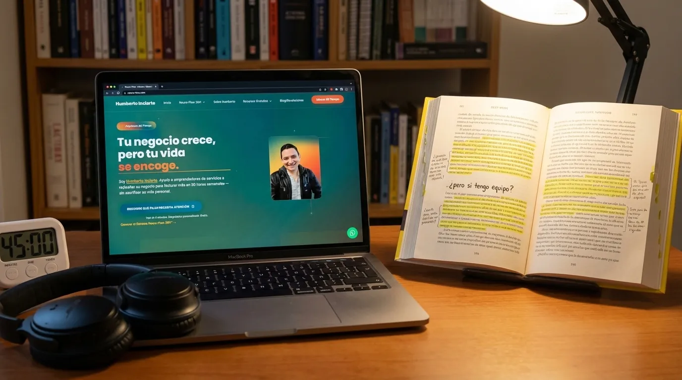 Deep Work review para emprendedores de servicios - Vista previa del programa