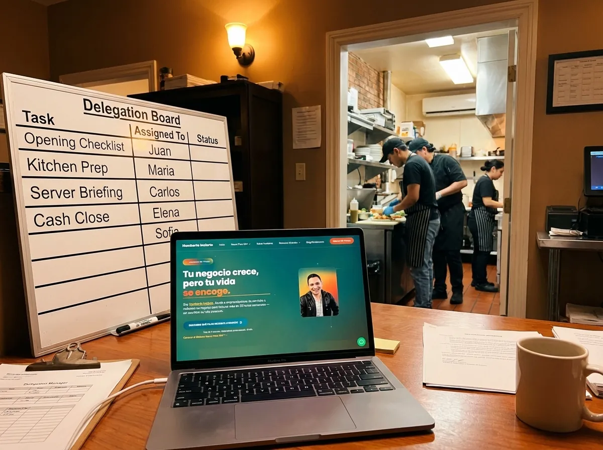 cómo delegar en un restaurante - Vista previa del programa