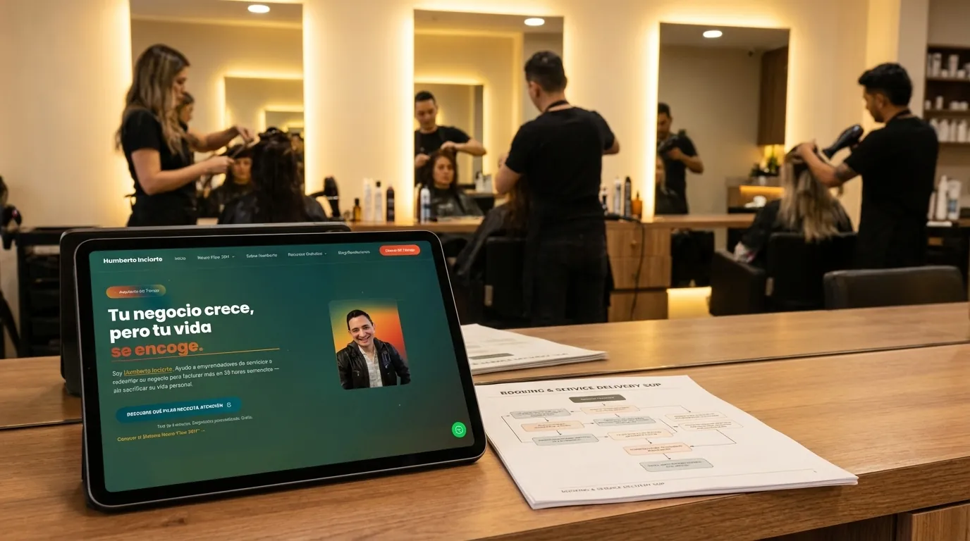 cómo sistematizar un salón de belleza - Vista previa del programa
