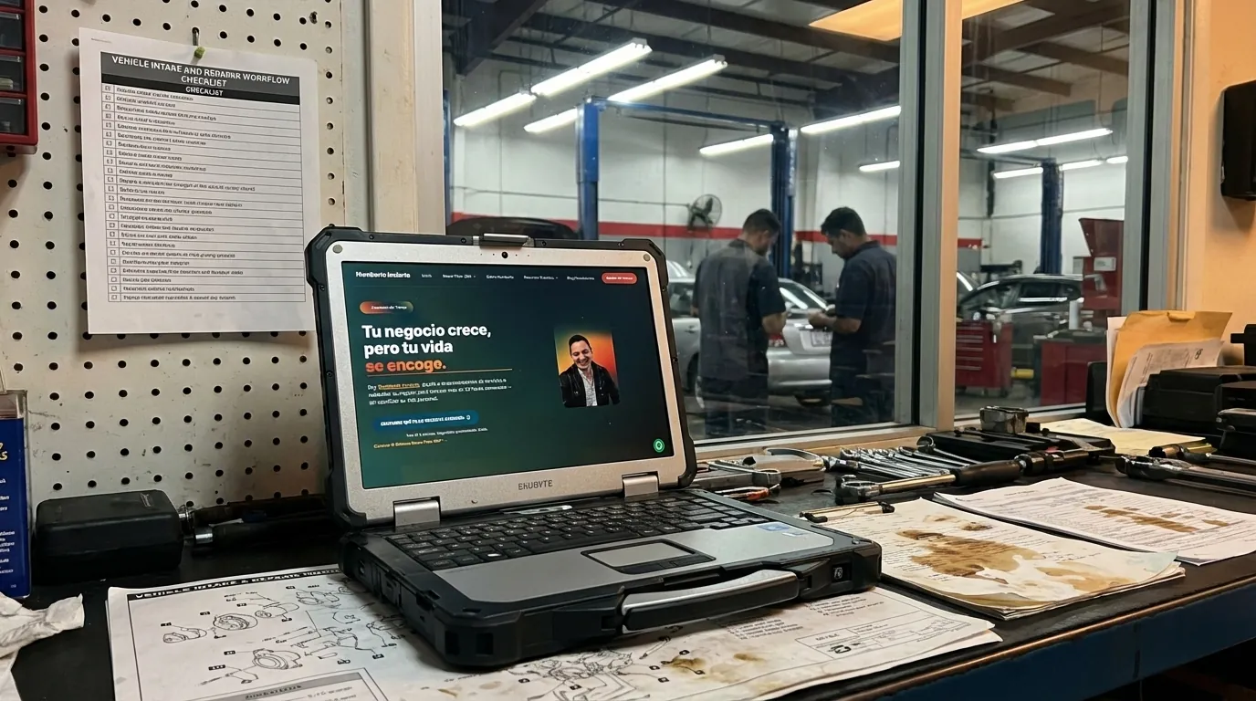 cómo sistematizar un taller mecánico - Vista previa del programa