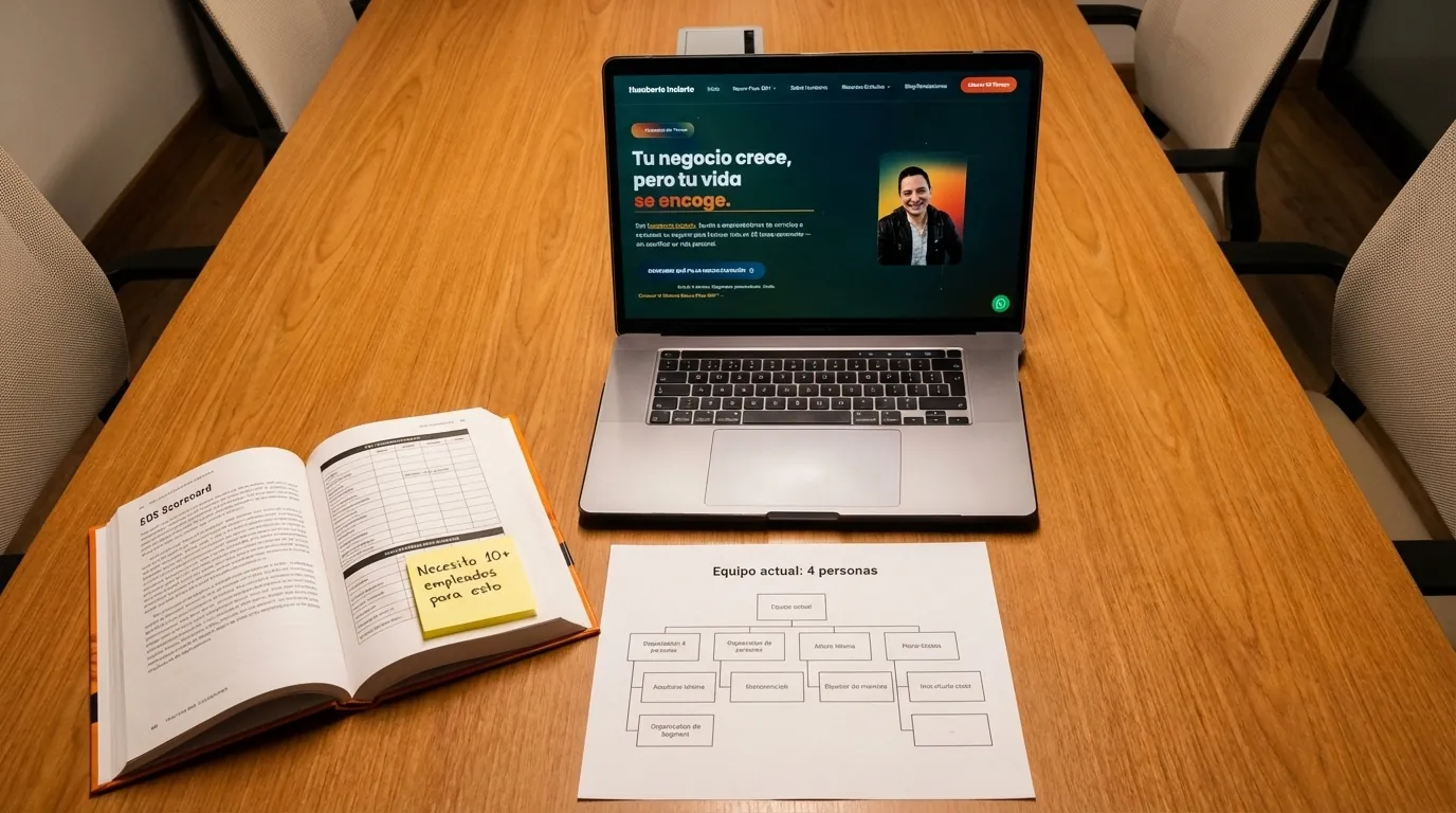 Traction EOS review para negocios de servicios pequeños - Vista previa del programa